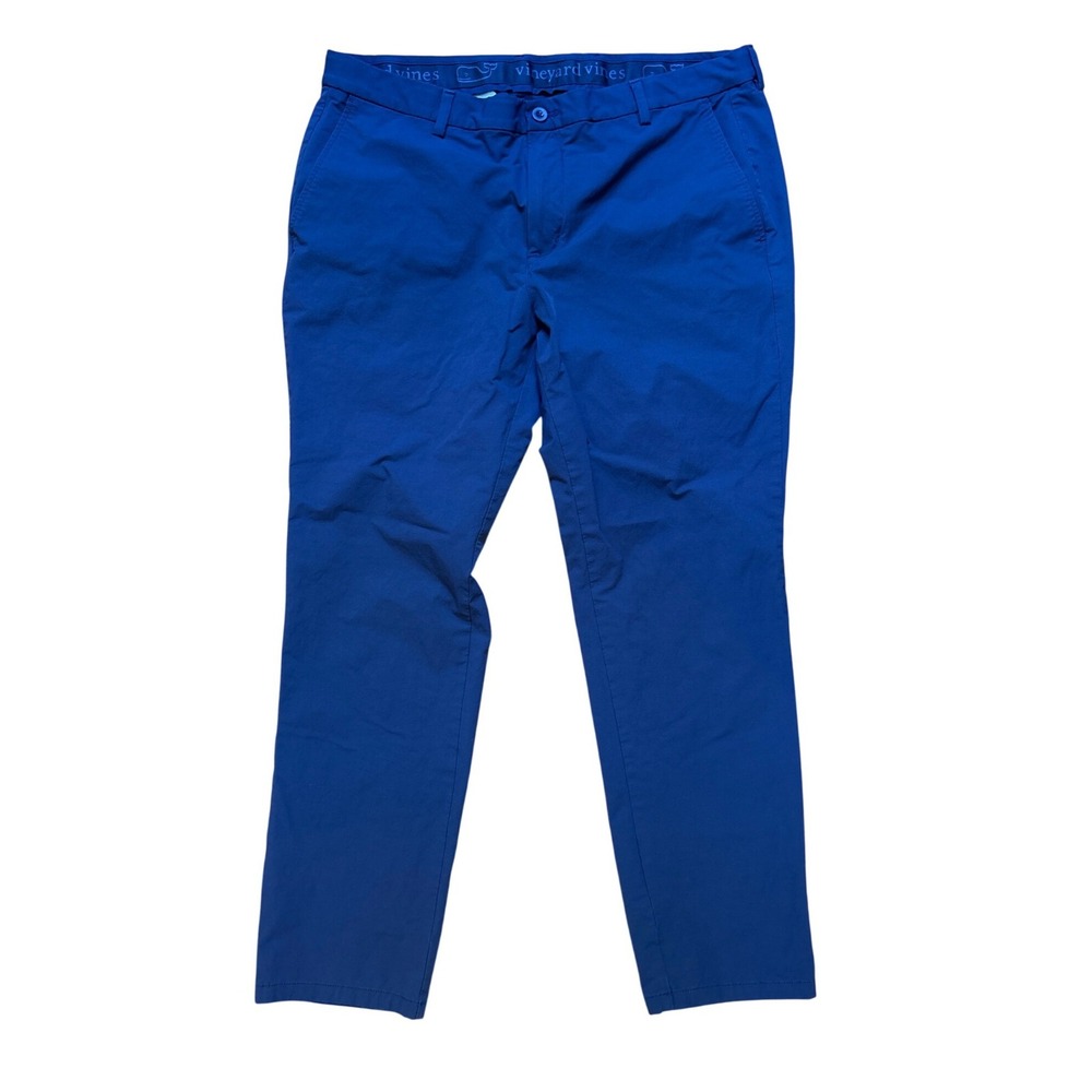Vineyard Vines‎ Performance Pants Men Blue Excellent Stretch Chino SIZE 40x32